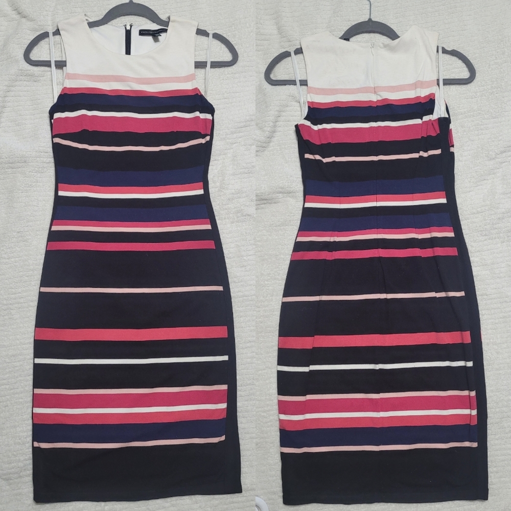 Striped stretch dress